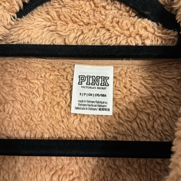 Pink Victoria’s Secret Fleece half zip Sherpa Sweatshirt - Picture 8 of 8